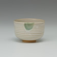 緑なだれ白茶盌